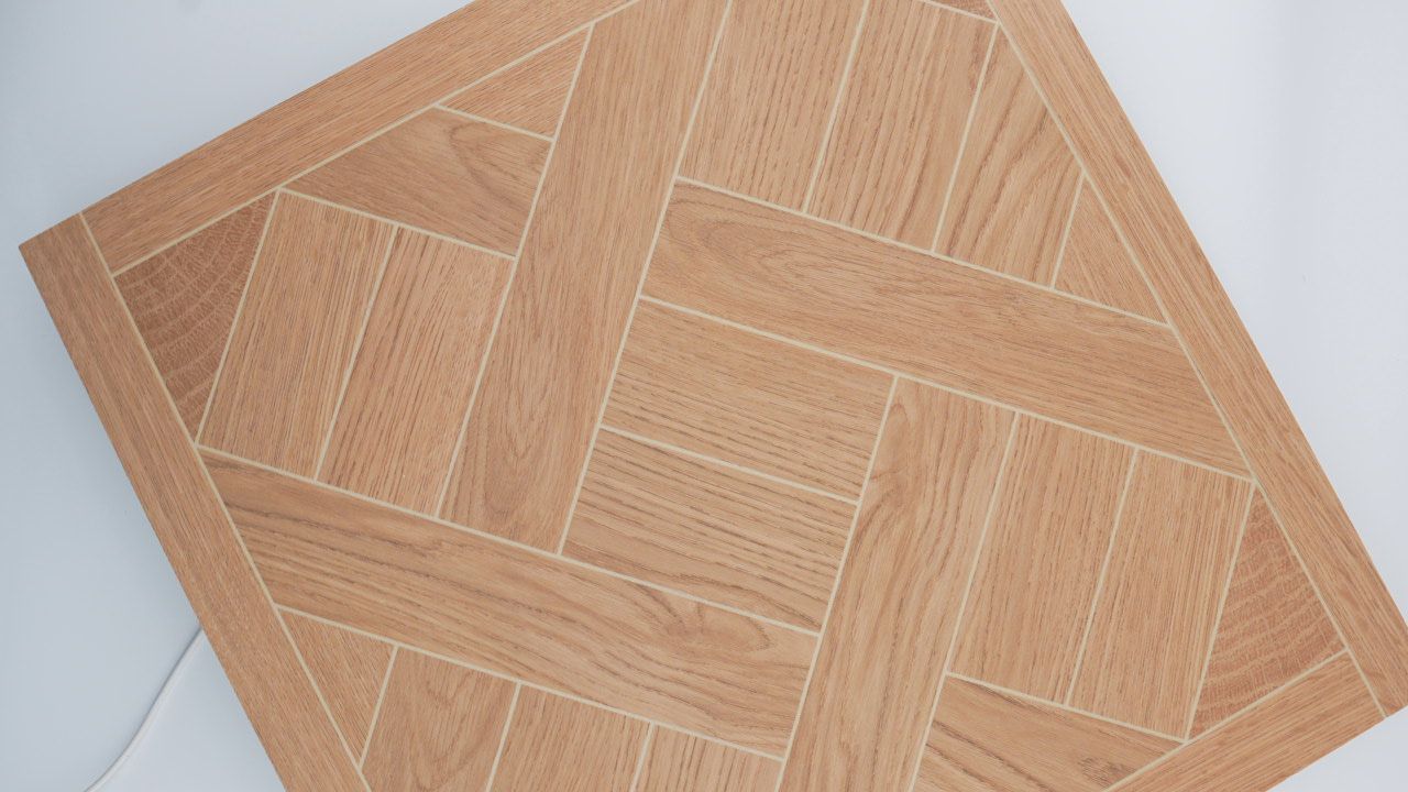Durability demonstration on a digitally printed stone-texture surface